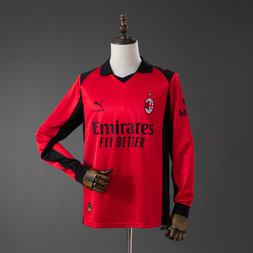 JER-11078_1 AC Milan x Slam Jam 25/26 Fourth Long Sleeve Jersey - 图片 1