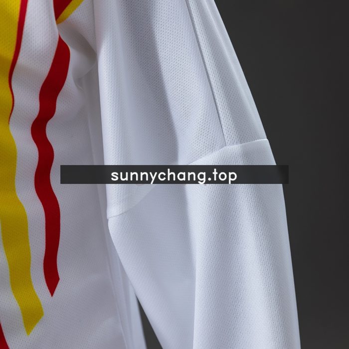 Spain 1996 Away Retro Long Sleeve Jersey - 图片 4