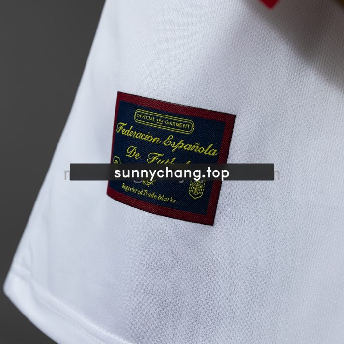 Spain 1996 Away Retro Long Sleeve Jersey - 图片 5
