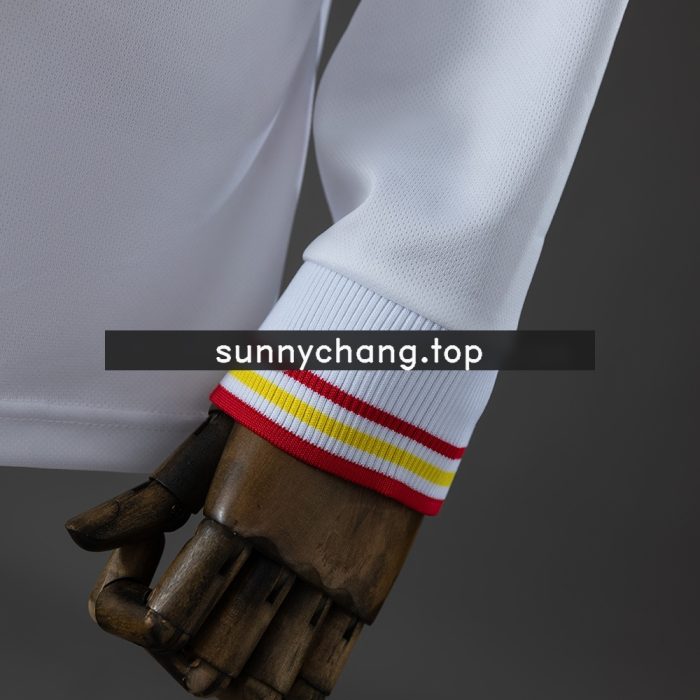 Spain 1996 Away Retro Long Sleeve Jersey - 图片 6