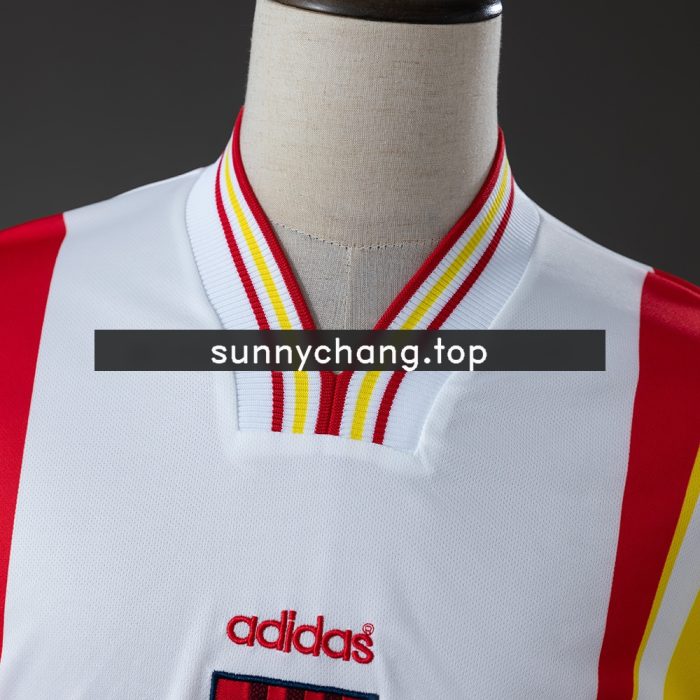 Spain 1996 Away Retro Long Sleeve Jersey - 图片 8