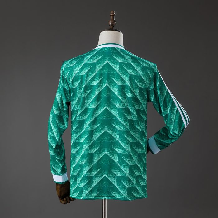 Germany 90/91 Away Retro Long Sleeve Jersey - 图片 2