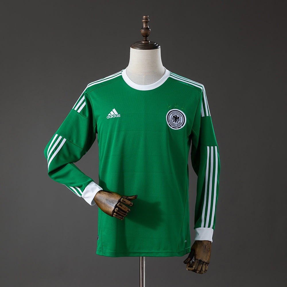 JER-11084_1 Germany 12/13 Away Retro Long Sleeve Jersey - 图片 1