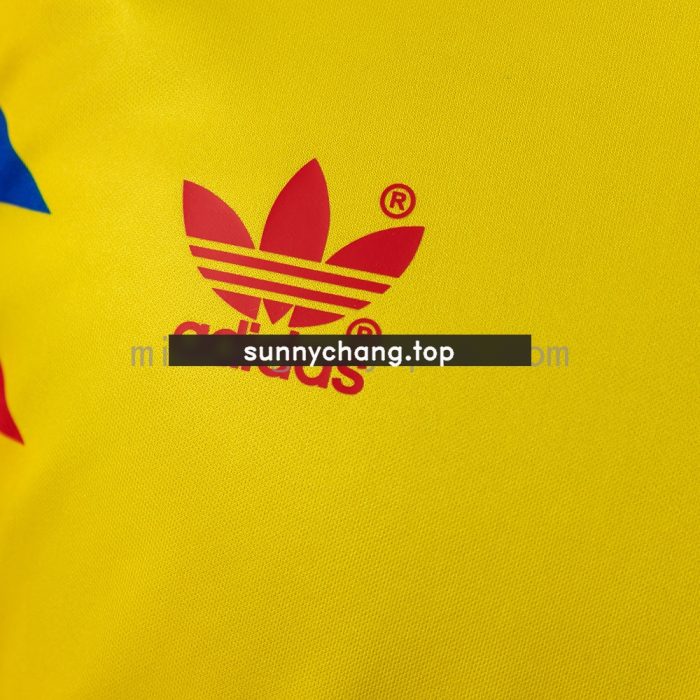 Colombia 1990 Originals Retro Home Long Sleeve Jersey - 图片 4