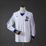 France 80/82 Away Long-Sleeved Retro Jersey