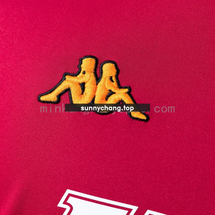 Roma 00/01 Home Long Sleeve Retro Jersey - 图片 4