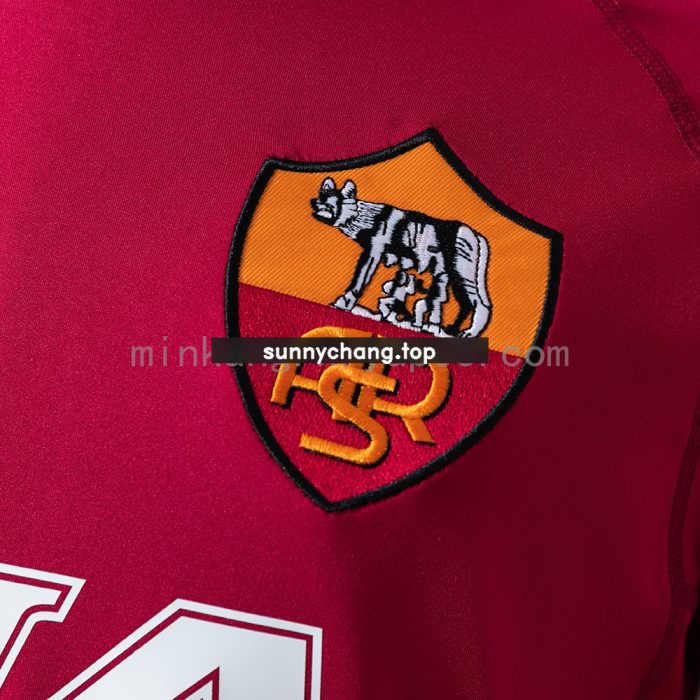 Roma 00/01 Home Long Sleeve Retro Jersey - 图片 5