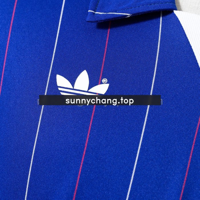 France 80/82 Home Long Sleeve Retro Jersey - 图片 4