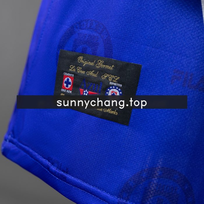Cruz Azul 1998 Home Long-Sleeve Retro Jersey - 图片 3