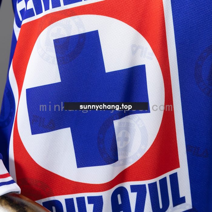 Cruz Azul 1998 Home Long-Sleeve Retro Jersey - 图片 7