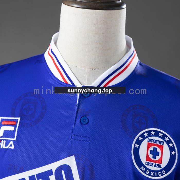 Cruz Azul 1998 Home Long-Sleeve Retro Jersey - 图片 8