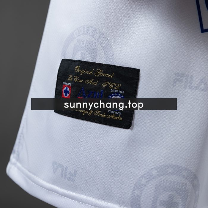 Cruz Azul 1998 Away Long-Sleeve Retro Jersey - 图片 3