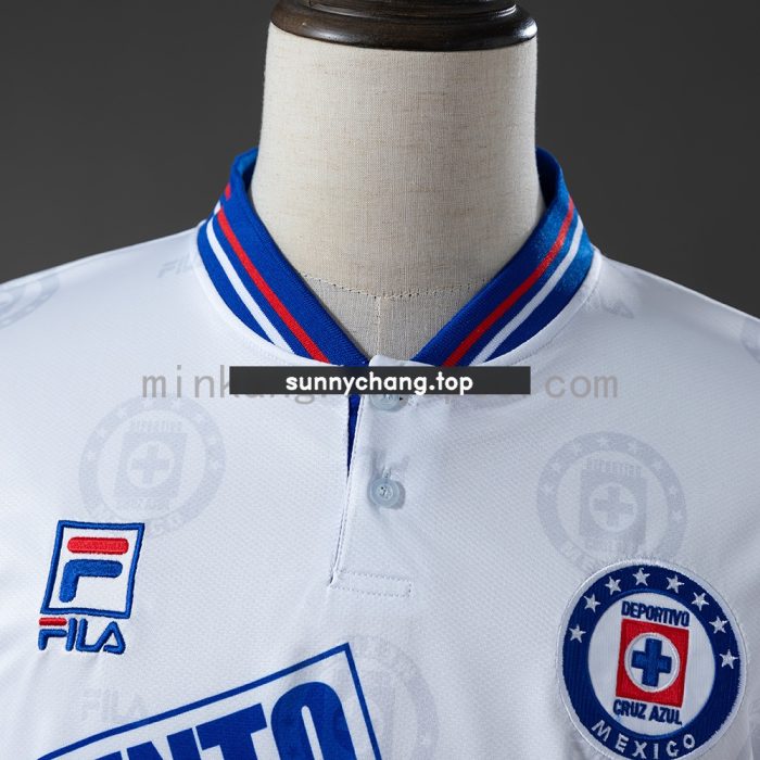 Cruz Azul 1998 Away Long-Sleeve Retro Jersey - 图片 8