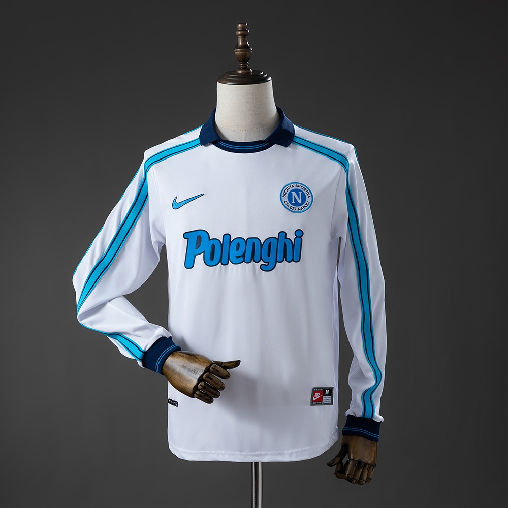JER-11120_1 Napoli 98/99 Away Long-Sleeve Retro Jersey - 图片 1