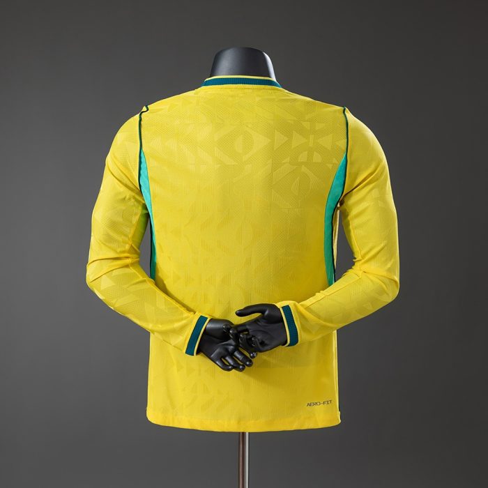 Brazil 2026 Home Player Version Long-Sleeve Jersey - 图片 7