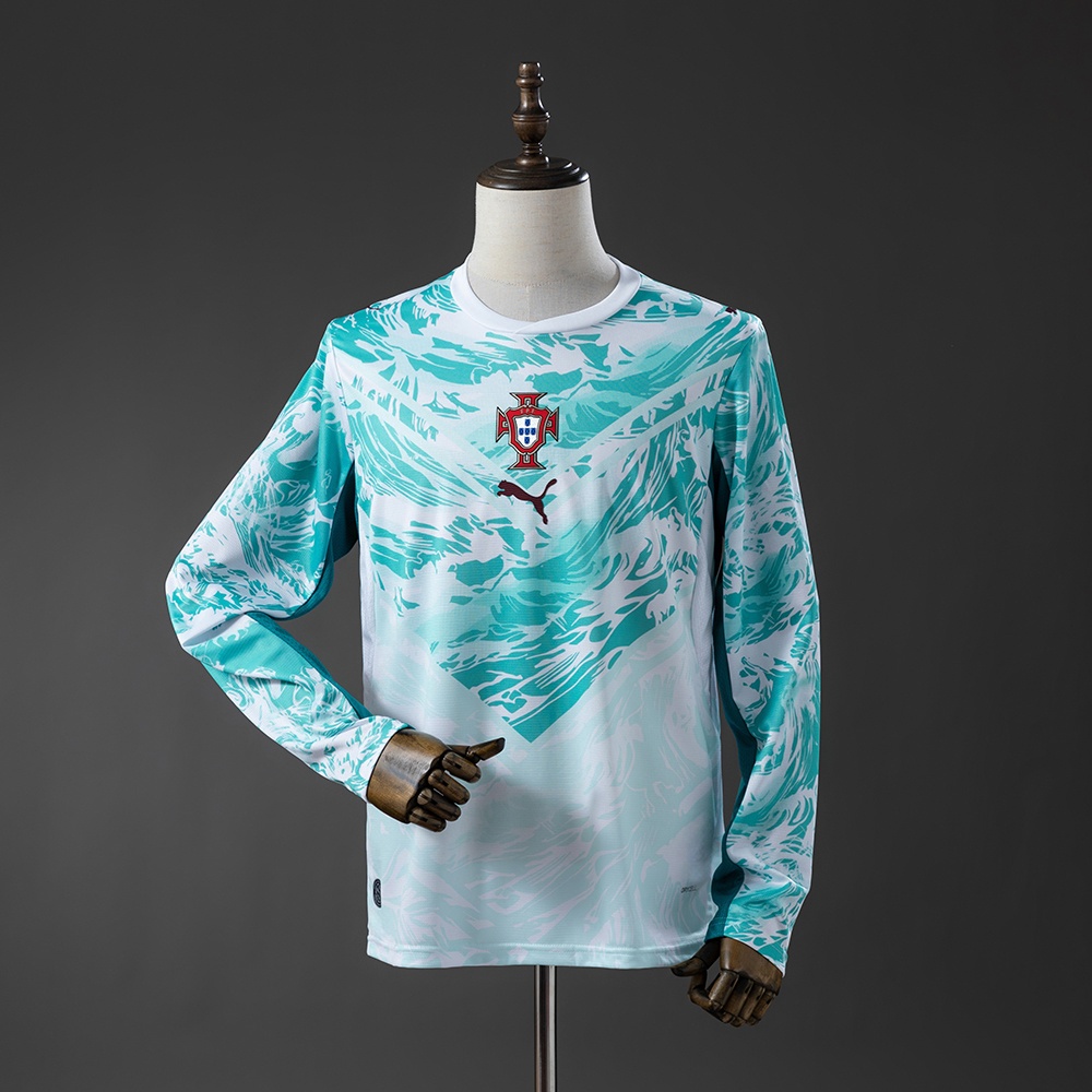 JER-11133_1 Portugal 2026 Long-Sleeved Away Jersey - 图片 1
