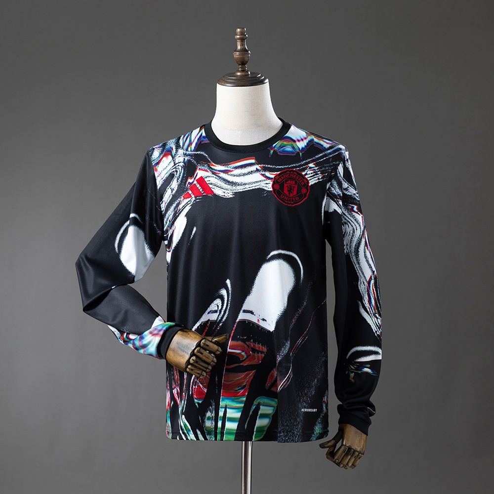 JER-11135_1 M-U 25/26 Long-sleeved Pre-Match Jersey - 图片 1