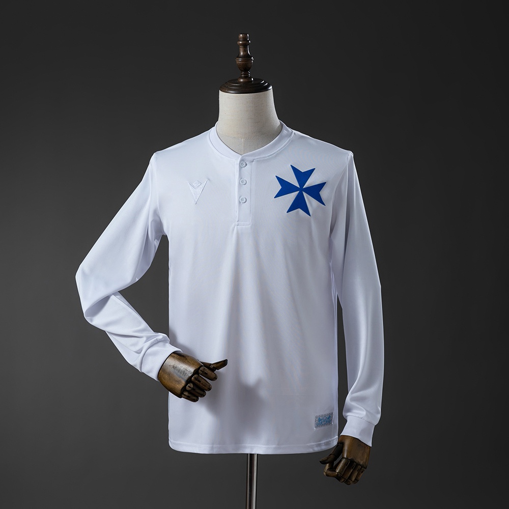 JER-11142_1 Blackburn Rovers 150th Anniversary Edition Long-Sleeved White Jersey - 图片 1