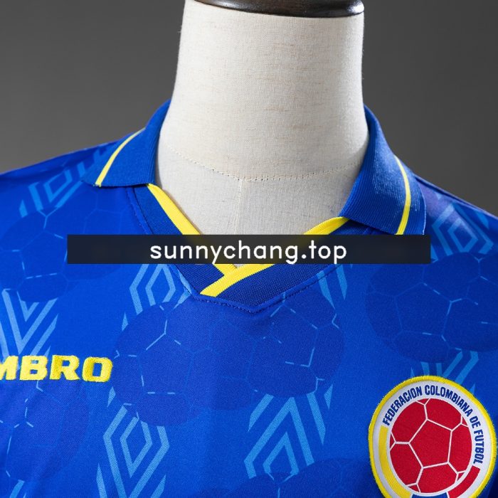 Colombia 1994 Away Long-sleeved Jersey - 图片 6