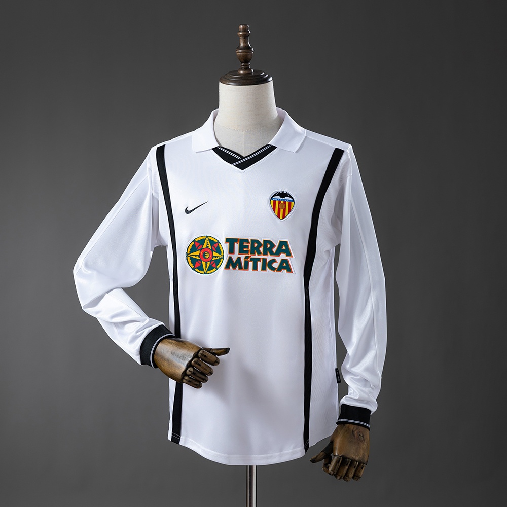 JER-11150_1 Valencia 00/01 Retro Long-Sleeve Jersey - 图片 1