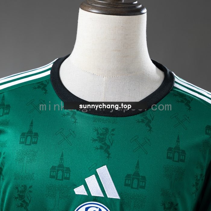 Schalke 04 25/26 Commemorative Edition - Green Long-Sleeve Jersey - 图片 7