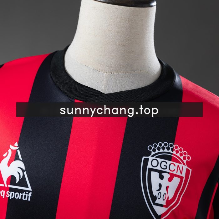 OGC Nice 77/78 Home Long-Sleeve Retro Jersey - 图片 7
