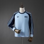 Oasis Tour Three-Striped Long-Sleeve T-Shirt - Sky Blue