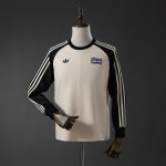 Oasis Tour Three-Striped Long-Sleeve T-Shirt - Beige