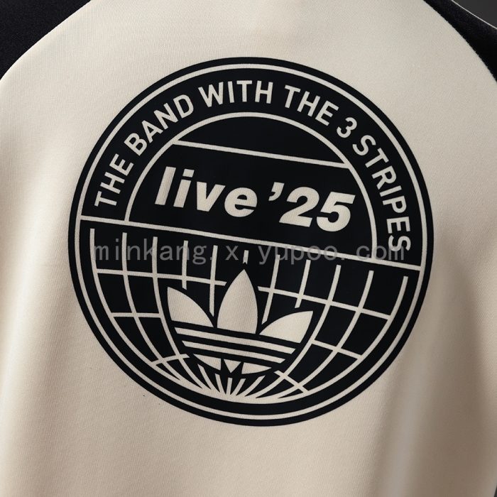 Oasis Tour Three-Striped Long-Sleeve T-Shirt - Beige - 图片 3