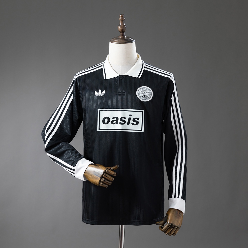 JER-11157_1 Oasis Tour Jacquard Striped Long-Sleeve Sweatshirt - 图片 1