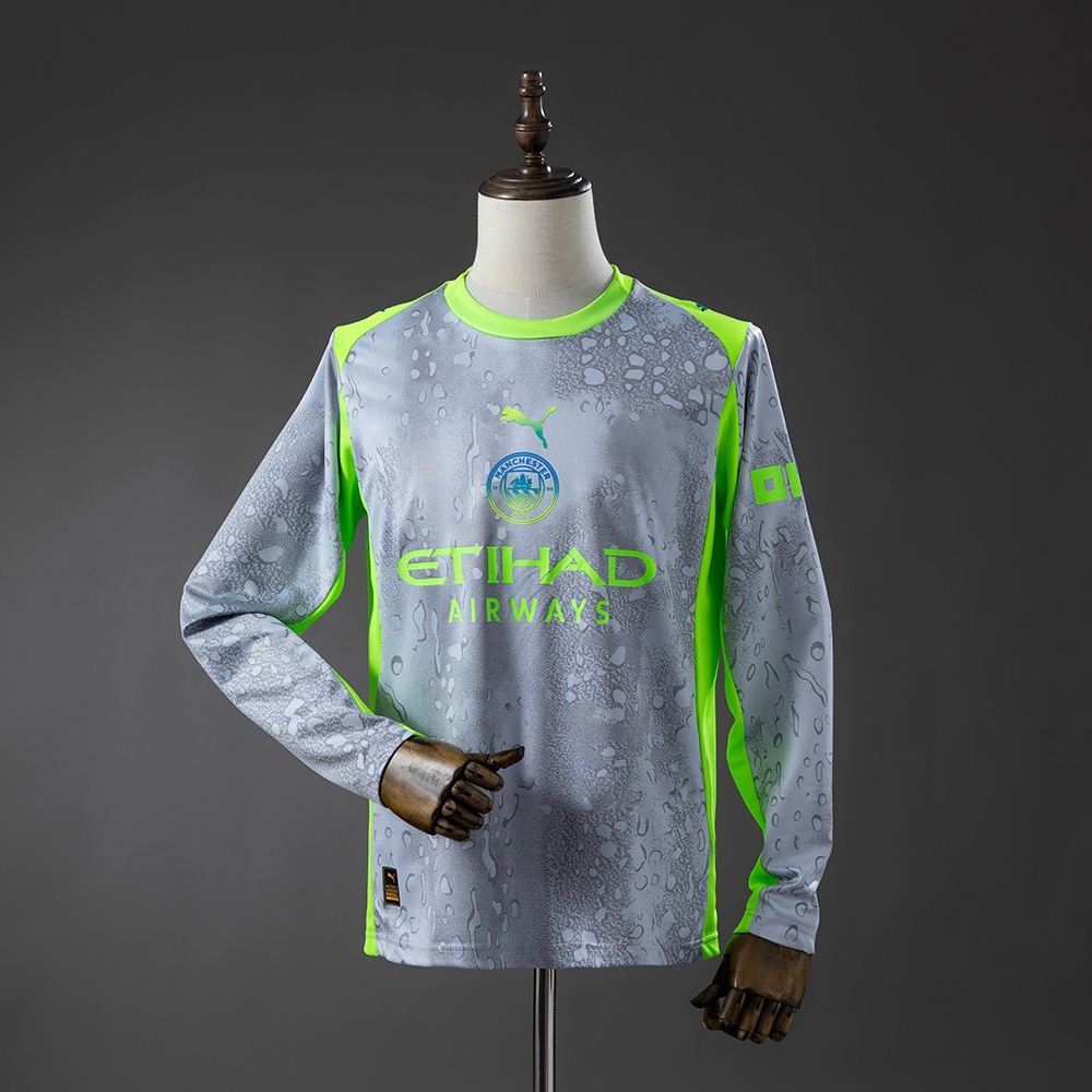 JER-11159_1 Manchester City 25/26 Third Away Long-Sleeve Jersey - 图片 1