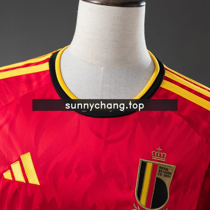 Belgium 2026 Home Long-Sleeve Jersey - 图片 8