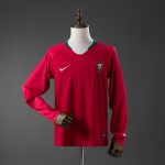 Portugal 2018 Home Long-Sleeved Retro Jersey