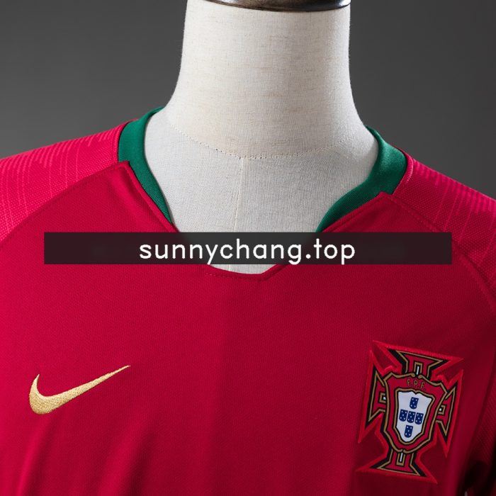 Portugal 2018 Home Long-Sleeved Retro Jersey - 图片 7