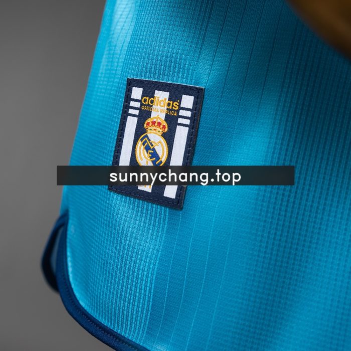 Real Madrid 99/00 Third Away Long-Sleeved Retro Jersey - 图片 3