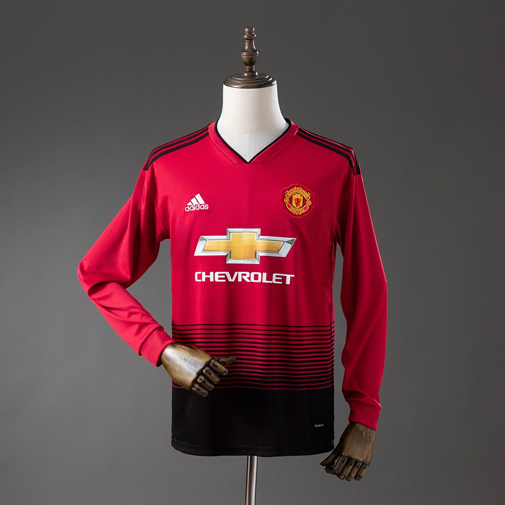 JER-11166_1 M-U 1819 Home Long-Sleeve Retro Jersey - 图片 1