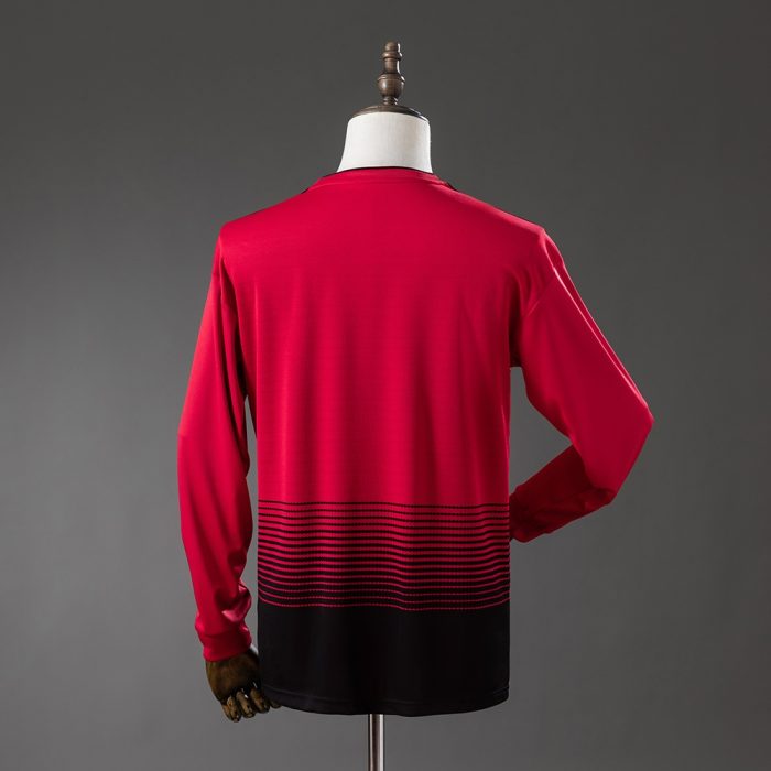 M-U 1819 Home Long-Sleeve Retro Jersey - 图片 2