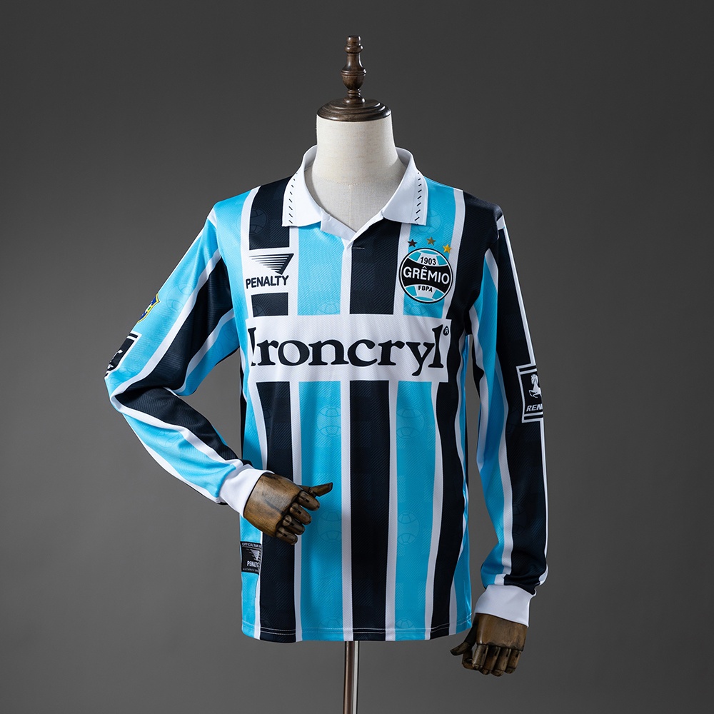 JER-11171_1 Gremio 97/98 Home Long-Sleeve Retro Jersey - 图片 1