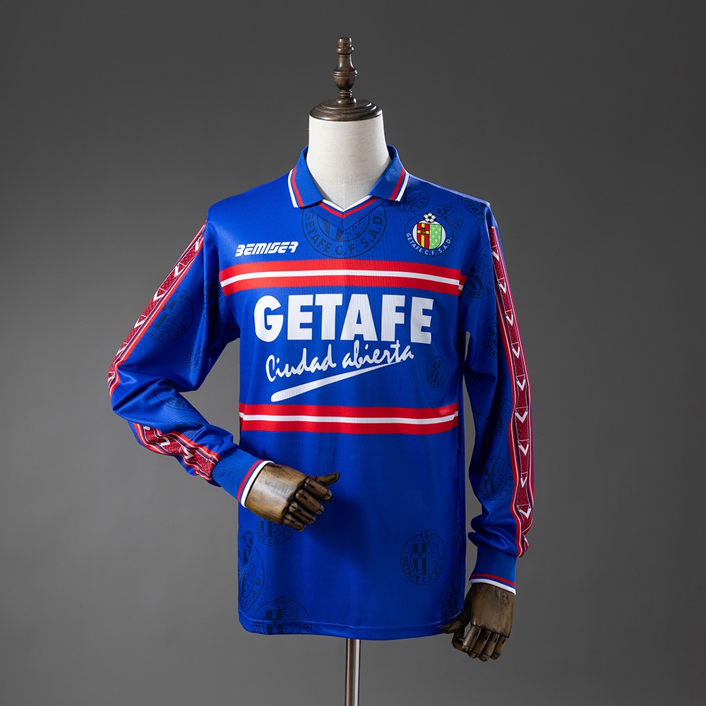 JER-11172_1 Getafe 98/99 Home Long-Sleeve Retro Jersey - 图片 1