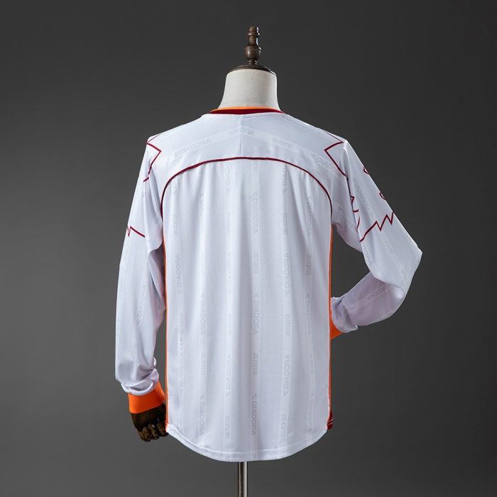 Roma 99/00 Away Long-Sleeve Retro Jersey - 图片 2