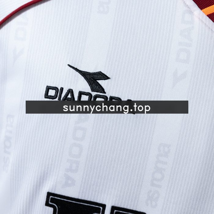Roma 99/00 Away Long-Sleeve Retro Jersey - 图片 5