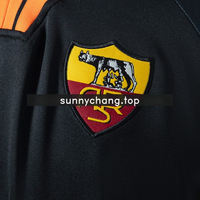 Roma 98/99 Third Away Long-Sleeve Retro Jersey - 图片 5