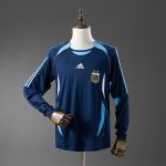 Argentina 2006 Away Long-Sleeved Retro Jersey