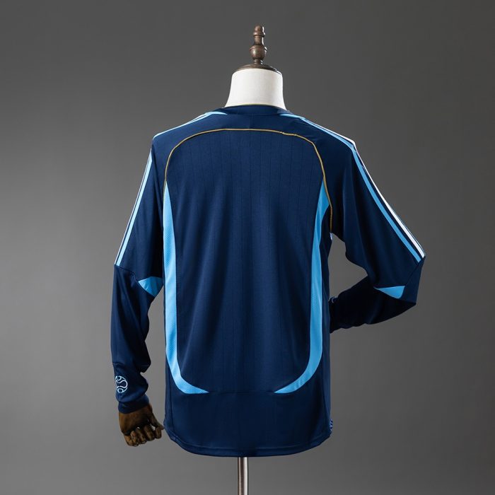 Argentina 2006 Away Long-Sleeved Retro Jersey - 图片 2
