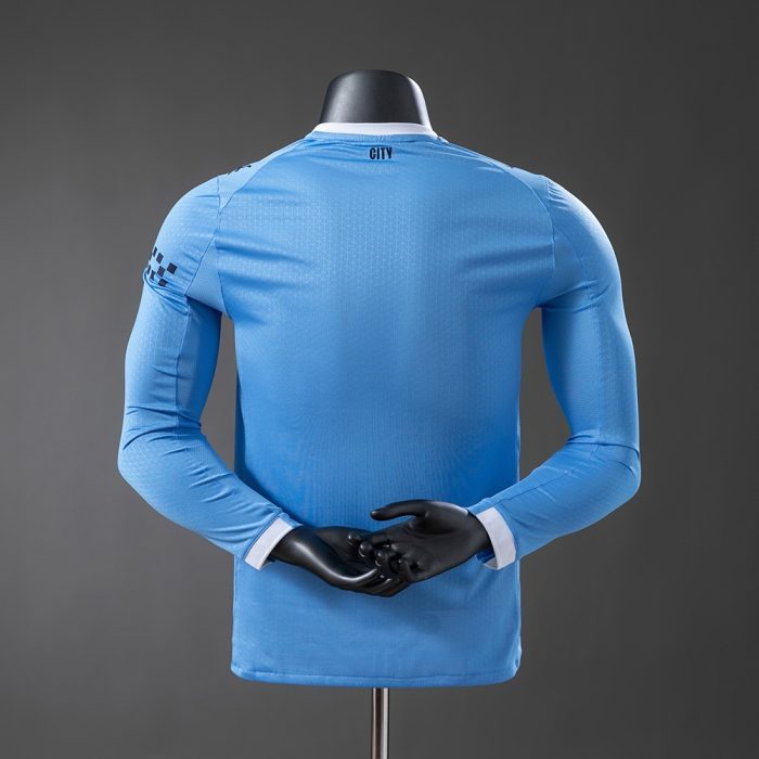 Manchester City 25/26 Home Long-Sleeve Player Version Jersey - 图片 2