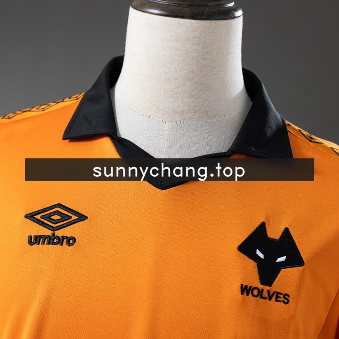 Wolves 80/81 Home Long-Sleeve Retro Jersey - 图片 6