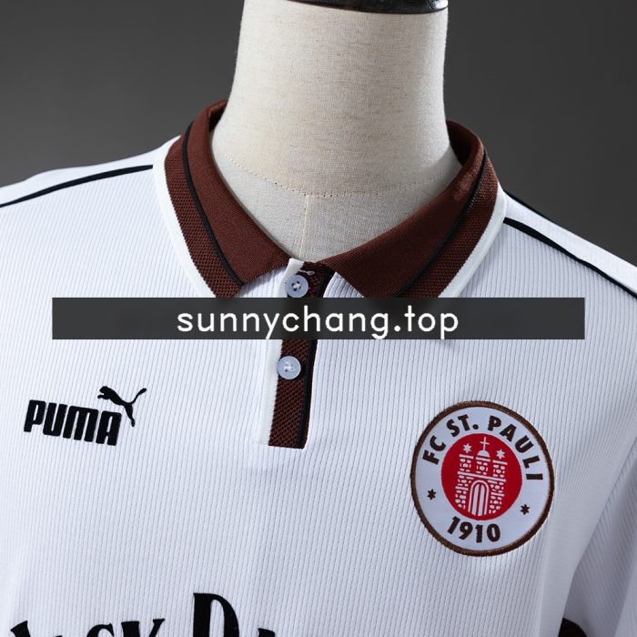 St. Pauli 99/00 Home Long-Sleeve Retro Jersey - 图片 7