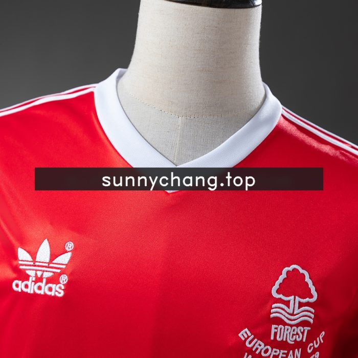 Nottingham Forest 77/80 Home Long-Sleeve Retro Jersey - 图片 6