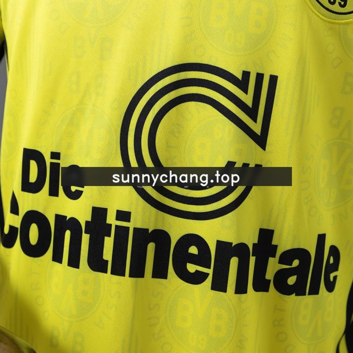 Dortmund 96/97 Home Long-Sleeve Retro Jersey - 图片 8