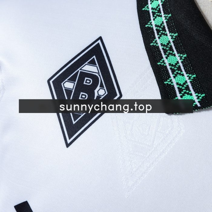 Borussia Monchengladbach 95/96 Home Long-Sleeve Retro Jersey - 图片 4